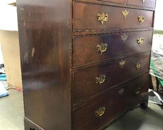 Vintage Wooden 6 Drawer Dresser