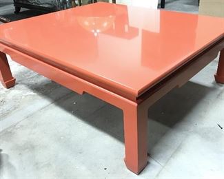 Asian Lacquered Coffee Table
