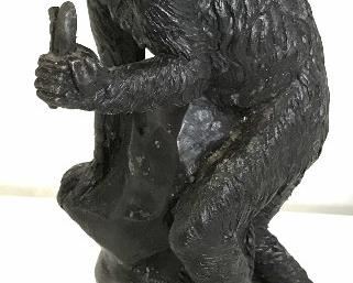 MAITLAND SMITH Handmade Monkey Sculpture, Thailand