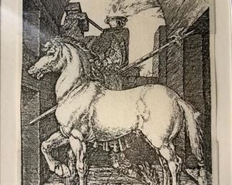 ALBRECHT DURER The Little Horse Engraving