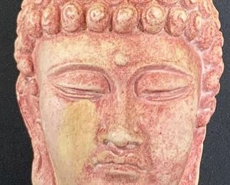 Tabletop Composite Mounted Buddha Bust