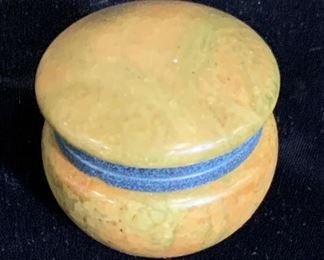 Vintage Hinged Composite Pill Box