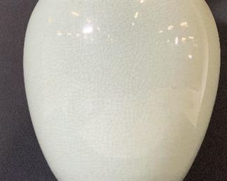 Celadon Porcelain Asian Ginger Jar Style Lamp