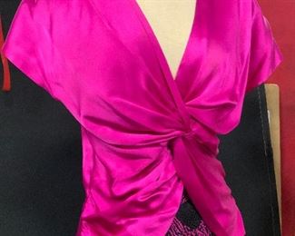 FLORA KUNG NY SILK 3 pc Vntg Skirt Ensemble,Korea