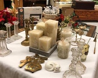 Candlesticks and decor