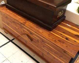 Cedar Chest and Small Storage Chest
