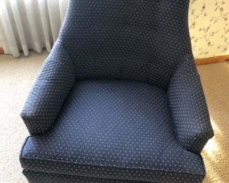 Navy armchair 