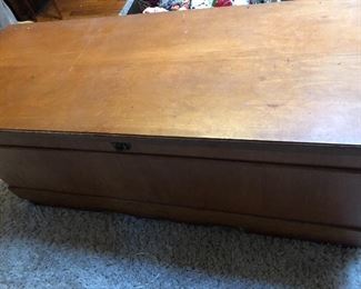 Antique blanket chest $350