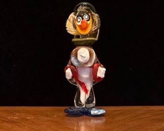 Murano Art ( Italy) Glass Clown