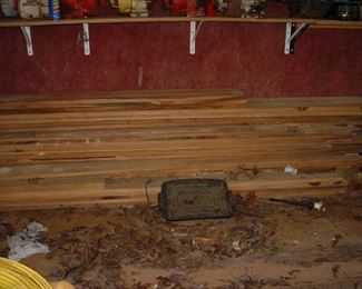 LARGE quantity of sawn oak, walnut and other quality lumber