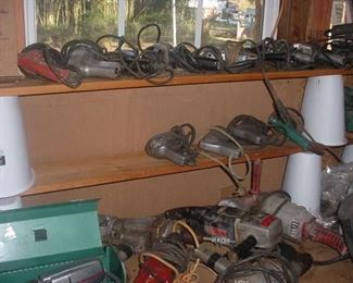 Some of the many drills, drills, and more drills