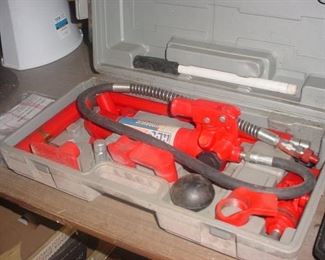 Pneumatic power auto frame tools