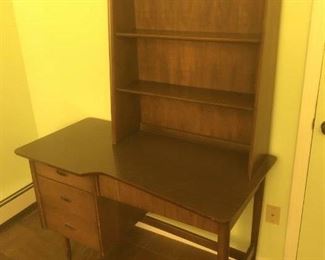 mid century Hooker desk w/bookcase