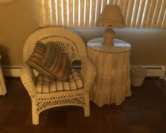wicker chair