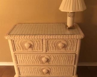 wicker dresser