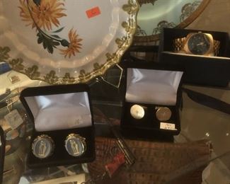 cuff links & watches