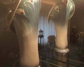 Franz Porcelain - Vase - Peacock Splendor