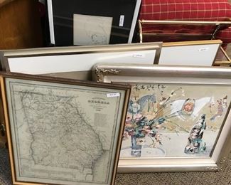 Several pieces of artwork recently arrived.