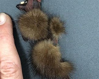 Mink Brooch