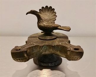 Phoenix bronze lamp