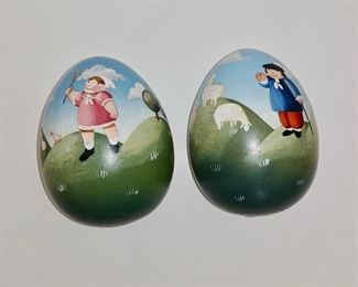 JMF Robuchon Wooden Painted Eggs (2)