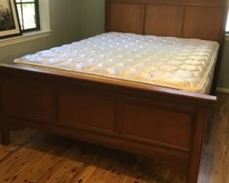 Queen bed with mattress set