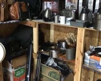 countertop appliances. duffle bags