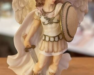 Seraphim Michael Victorious  Angel Sculpture	8x5x3in	HxWxD
