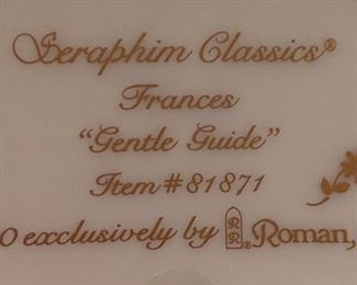 Seraphim Frances Gentle Guide Angel Sculpture	8x5.5x5.5in	HxWxD
