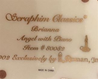 Seraphim Brianna Angel with Piano Angel Sculpture	4x5x3.5in	HxWxD
