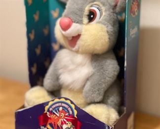 Disney Bambi Thumper Mattel Plush Toy in box	14x9x7.5in	HxWxD
