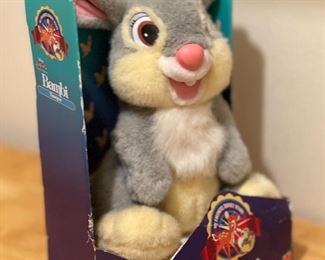 Disney Bambi Thumper Mattel Plush Toy in box	14x9x7.5in	HxWxD
