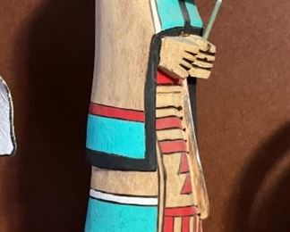 Carved Wood Kachina	9.5in H	
