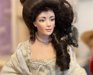 Franklin Mint Heirloom Doll Gibson Girl	23in H	
