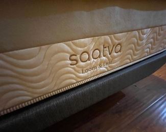 The Saatva Company Full Size Bed	17x54x75in	HxWxD
