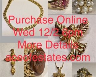 Purchase Online Wed 12/2 6pm
More Details aceofestates.com