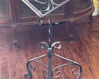 Wrought Iron Bible Stand 35x23x15in HxWxD