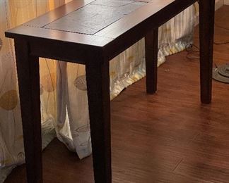 Wood Slate Insert Sofa Table	29x50x17in	HxWxD
