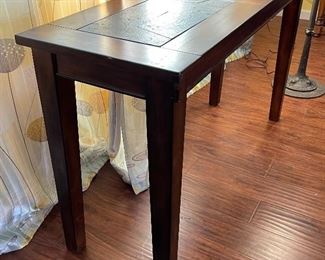 Wood Slate Insert Sofa Table	29x50x17in	HxWxD
