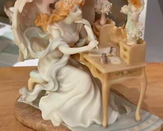 Seraphim Megan Heavens Scribe Angel Sculpture	6x7x4.5in	HxWxD
