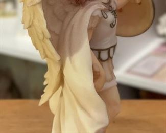 Seraphim Michael Victorious  Angel Sculpture	8x5x3in	HxWxD
