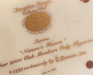 Seraphim Sierra Natures Haven Angel Sculpture 7.5x5x5in HxWxD