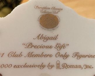 Seraphim Abigail Precious Gift Angel Sculpture 7.5x7x3.5in HxWxD