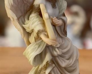 Seraphim Cymbeline Peacemaker Angel Sculpture 6.5x4.5x3in HxWxD