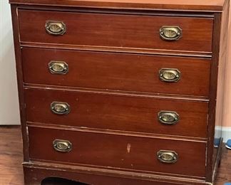 Vintage Permacraft dresser/desk	34x33x18in	HxWxD
