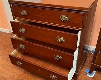 Vintage Permacraft dresser/desk	34x33x18in	HxWxD
