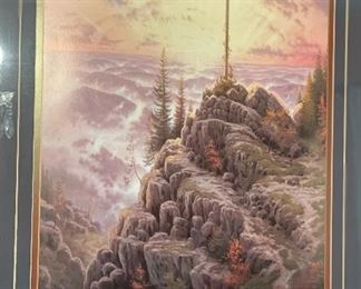 Thomas Kinkade Sunrise John 3:16 Framed Print	27.5x21.5in	HxWxD
