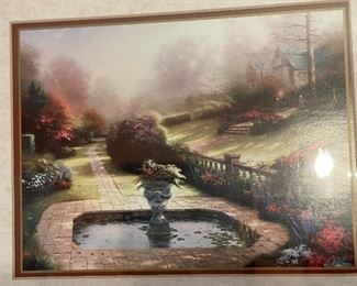 Thomas Kinkade Gardens Beyond Autumn Gate Framed/Matted Print	12.5x16in	
