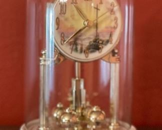 Thomas Kinkade Sunrise Clock 9in H x 6in Diameter
