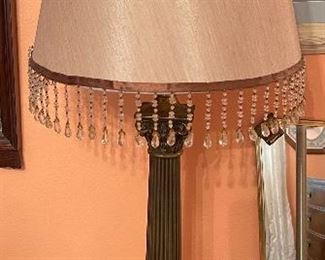 Corinthian Column Lamp Single 31in H x 14in Diameter